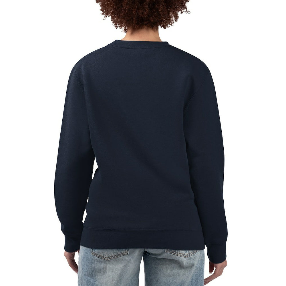 Denver Broncos G-III 4Her by Carl Banks Women's Football Logo Graphic Fleece Tri-Blend Pullover Sweatshirt - Navy for sale