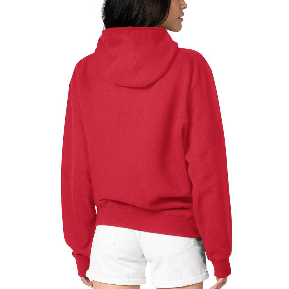 Buffalo Bills G-III 4Her by Carl Banks Women's Football Logo Fleece Tri-Blend Pullover Hoodie - Red sale