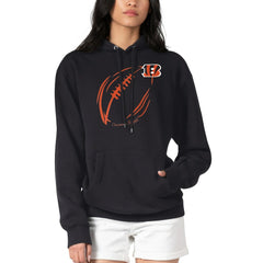 Cincinnati Bengals G-III 4Her by Carl Banks Women's Football Logo Fleece Tri-Blend Pullover Hoodie - Black sale