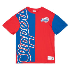 LA Clippers Play By Play 2.0 T-Shirt - Royal/Red | Mitchell & Ness shop