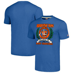 Randy Gradishar Denver Broncos Homage Unisex Caricature Retired Player Tri-Blend T-Shirt - Royal on sale