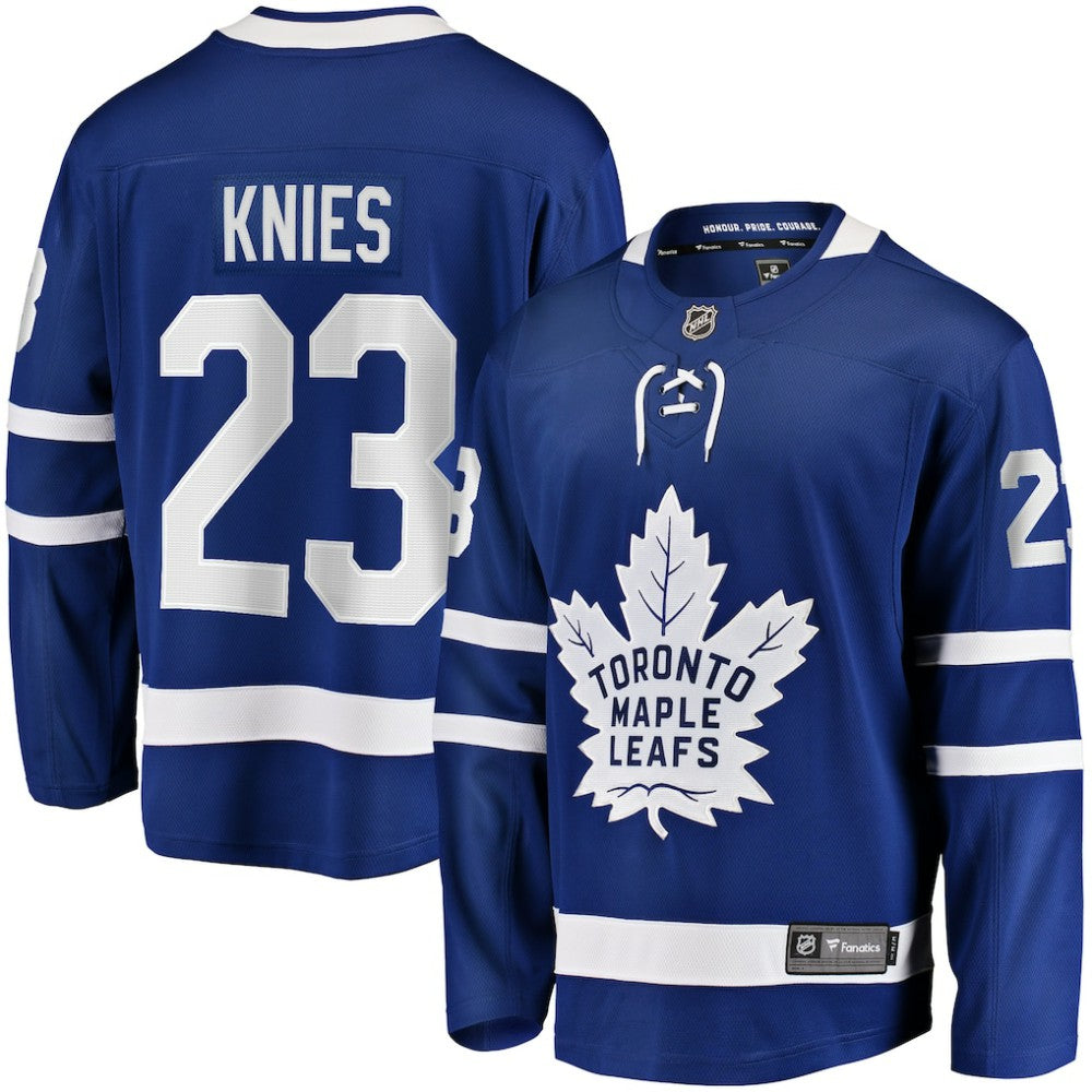 Matthew Knies Toronto Maple Leafs Fanatics Home Premier Breakaway Player Jersey Blue