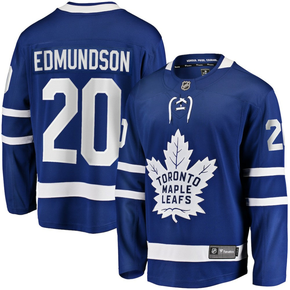 Joel Edmundson Toronto Maple Leafs Fanatics Home Premier Breakaway Player Jersey Blue