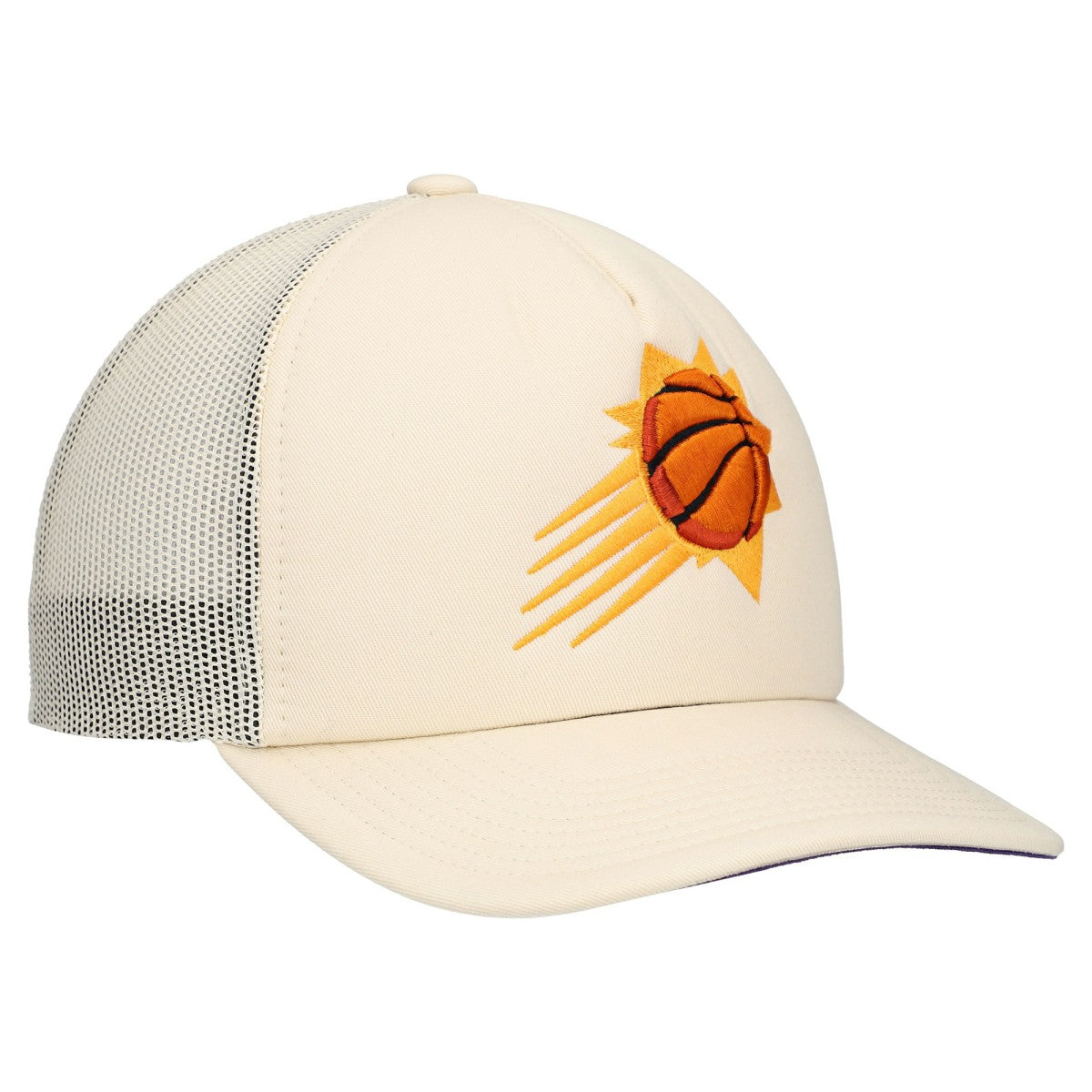 Phoenix Suns Trucker Adjustable Hat - Cream | Mitchell & Ness sale