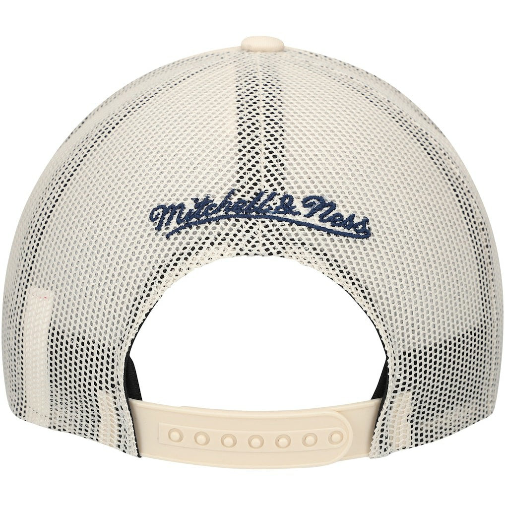 New Orleans Pelicans Trucker Adjustable Hat - Cream | Mitchell & Ness cheap