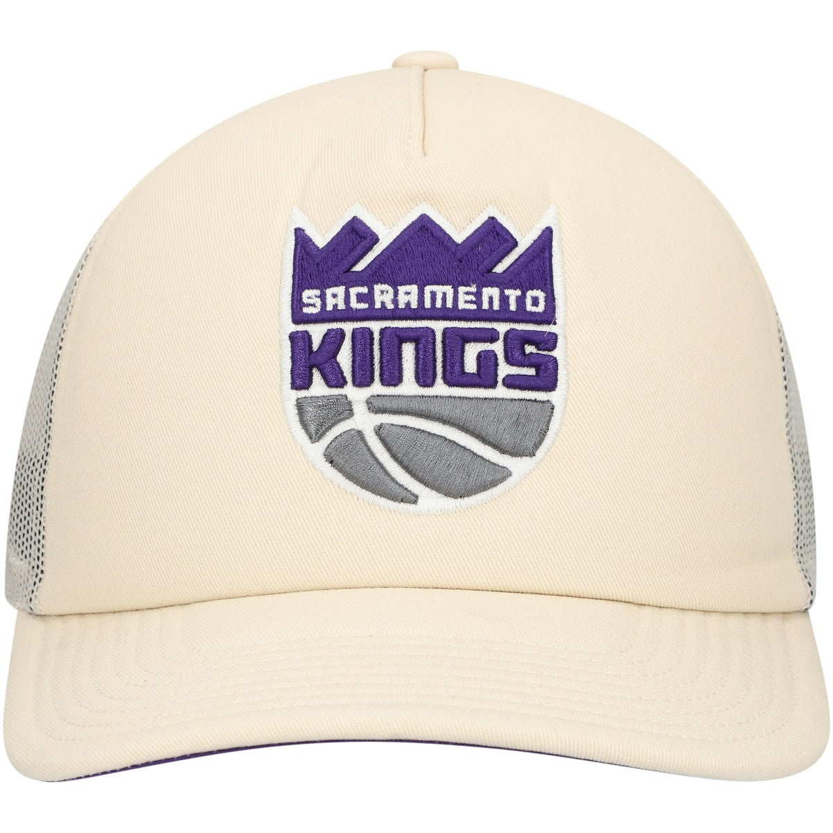 Sacramento Kings Trucker Adjustable Hat - Cream | Mitchell & Ness cheap
