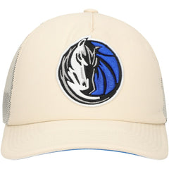 Dallas Mavericks Trucker Adjustable Hat sale - Cream | Mitchell & Ness on sale