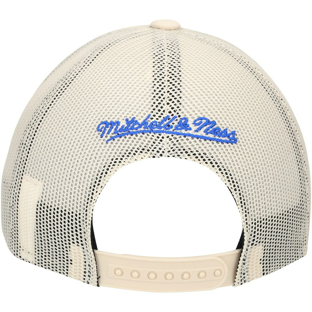 Dallas Mavericks Trucker Adjustable Hat sale - Cream | Mitchell & Ness on sale