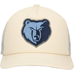 Memphis Grizzlies Trucker Adjustable Hat - Cream | Mitchell & Ness on sale