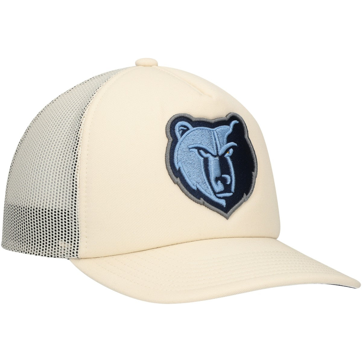 Memphis Grizzlies Trucker Adjustable Hat - Cream | Mitchell & Ness on sale