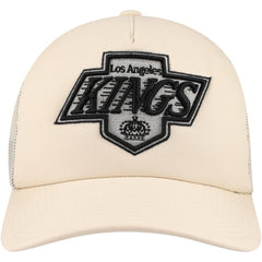 Los Angeles Kings Mitchell & Ness Foam Front Trucker Adjustable Hat Cream