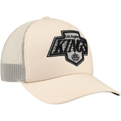 Los Angeles Kings Mitchell & Ness Foam Front Trucker Adjustable Hat Cream