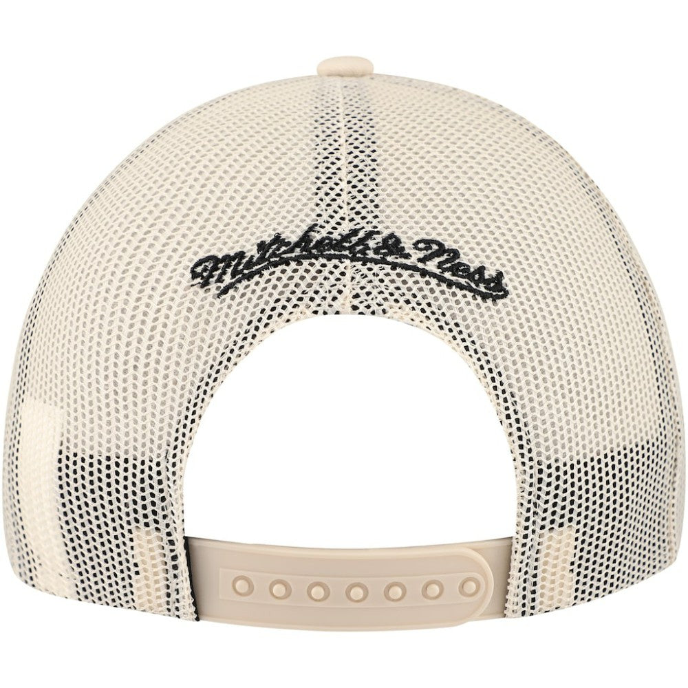 Los Angeles Kings Mitchell & Ness Foam Front Trucker Adjustable Hat Cream