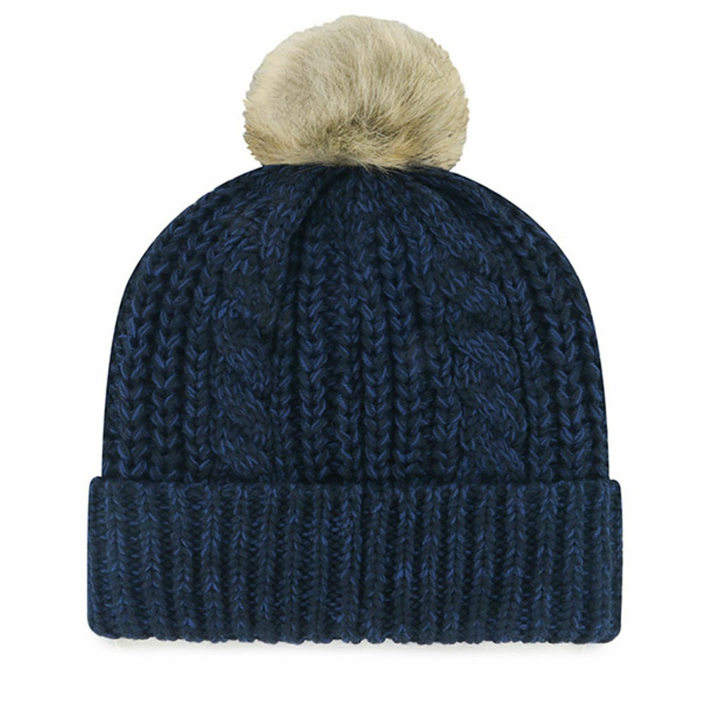 Houston Texans '47 Women's Meeko Cuffed Knit Hat with Pom - Navy sale