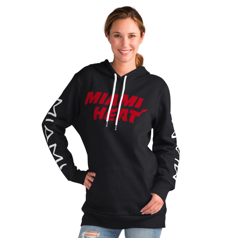 Miami Heat G-III 4Her by Carl Banks Women's Base Coach Pullover Hoodie - Black online