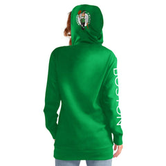 Boston Celtics G-III 4Her by Carl Banks Women's Base Coach Pullover Hoodie - Kelly Green outlet