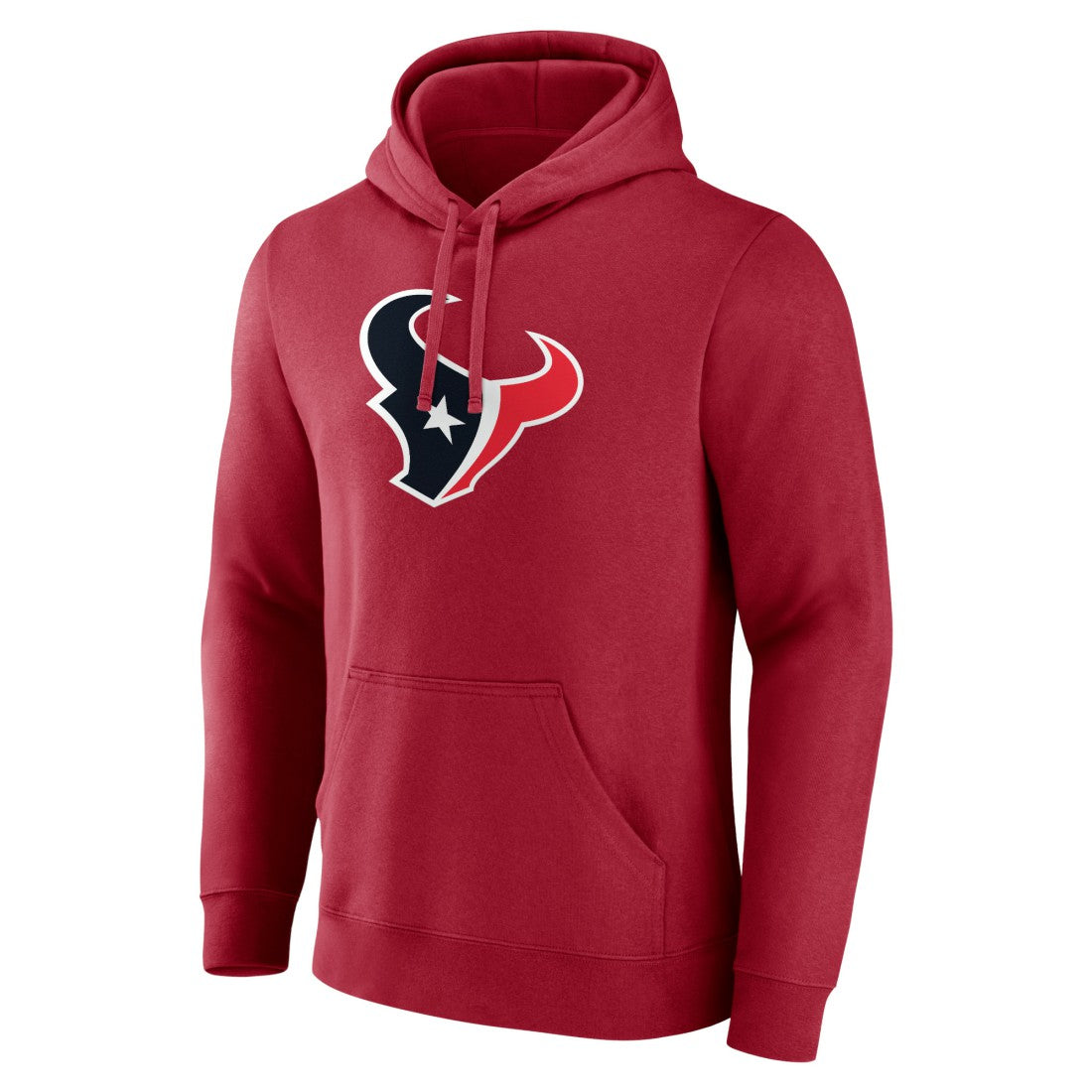Houston Texans Primary Logo Pullover Hoodie - Red discount