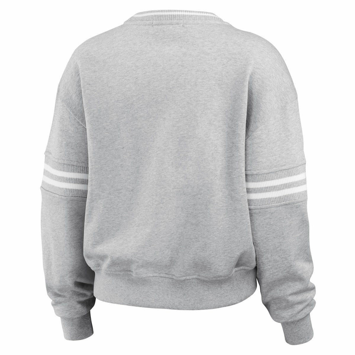 Los Angeles Lakers WEAR by Erin Andrews Women's French Terry Pullover Sweatshirt - Heather Gray cheap