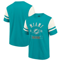 Miami Dolphins Darius Rucker Collection Football T-Shirt - Aqua outlet