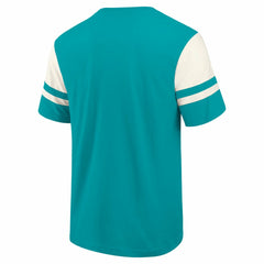 Miami Dolphins Darius Rucker Collection Football T-Shirt - Aqua outlet