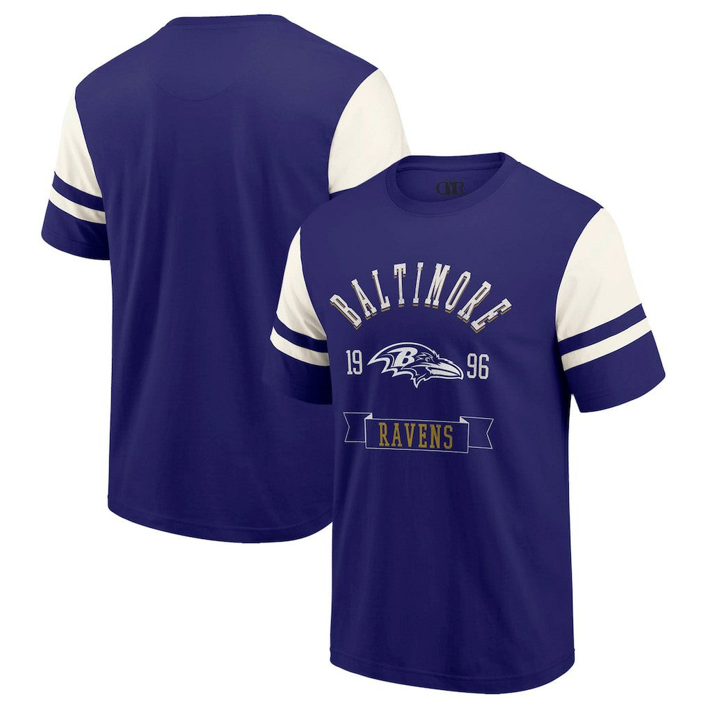 Baltimore Ravens Darius Rucker Collection Football T-Shirt - Purple cheap