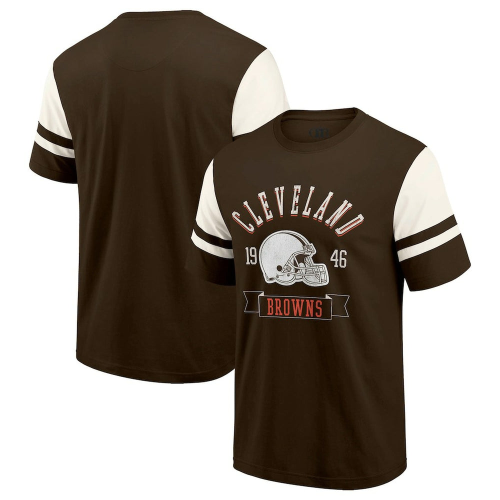 Cleveland Browns Darius Rucker Collection Football T-Shirt - Brown online