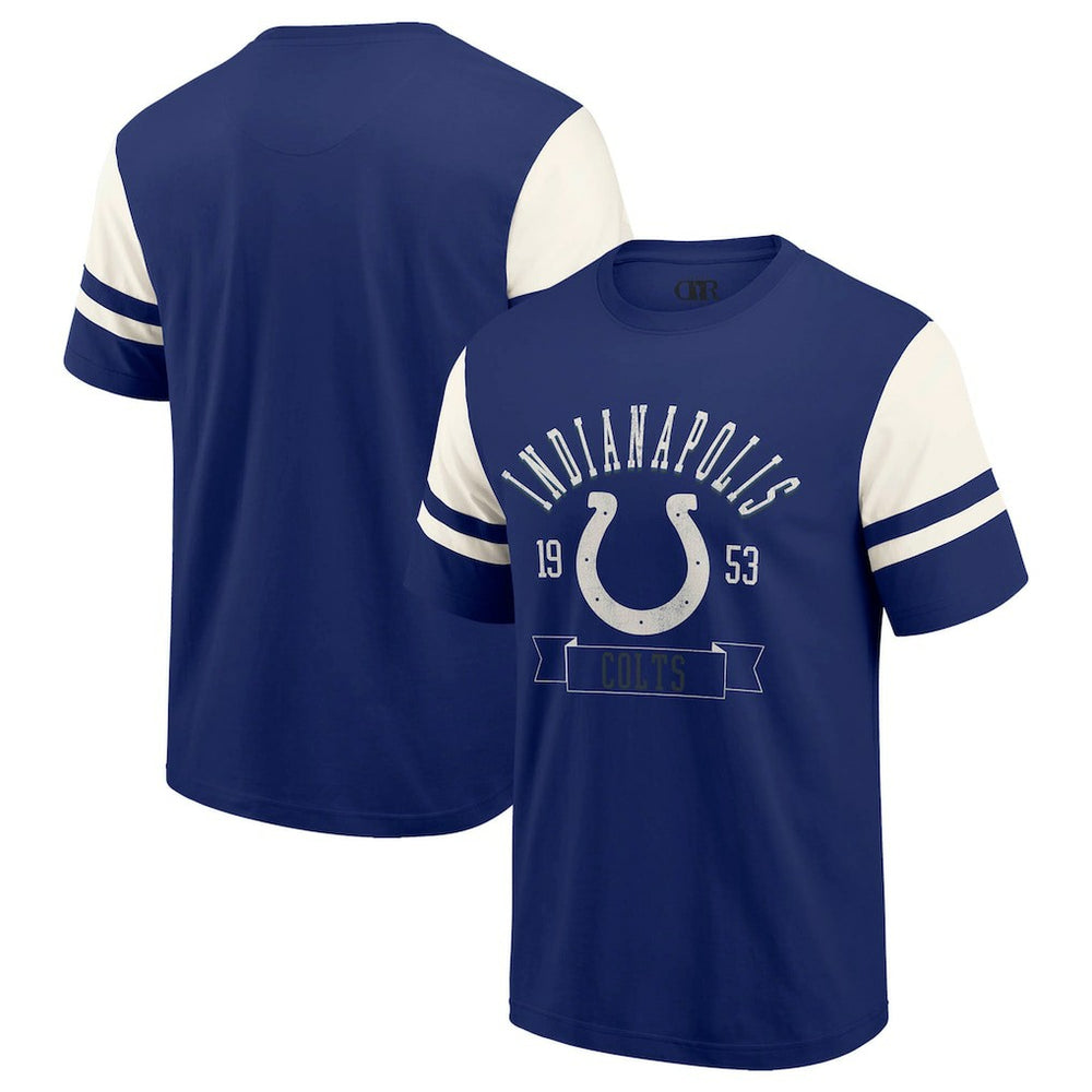 Indianapolis Colts Darius Rucker Collection Football T-Shirt - Royal cheap