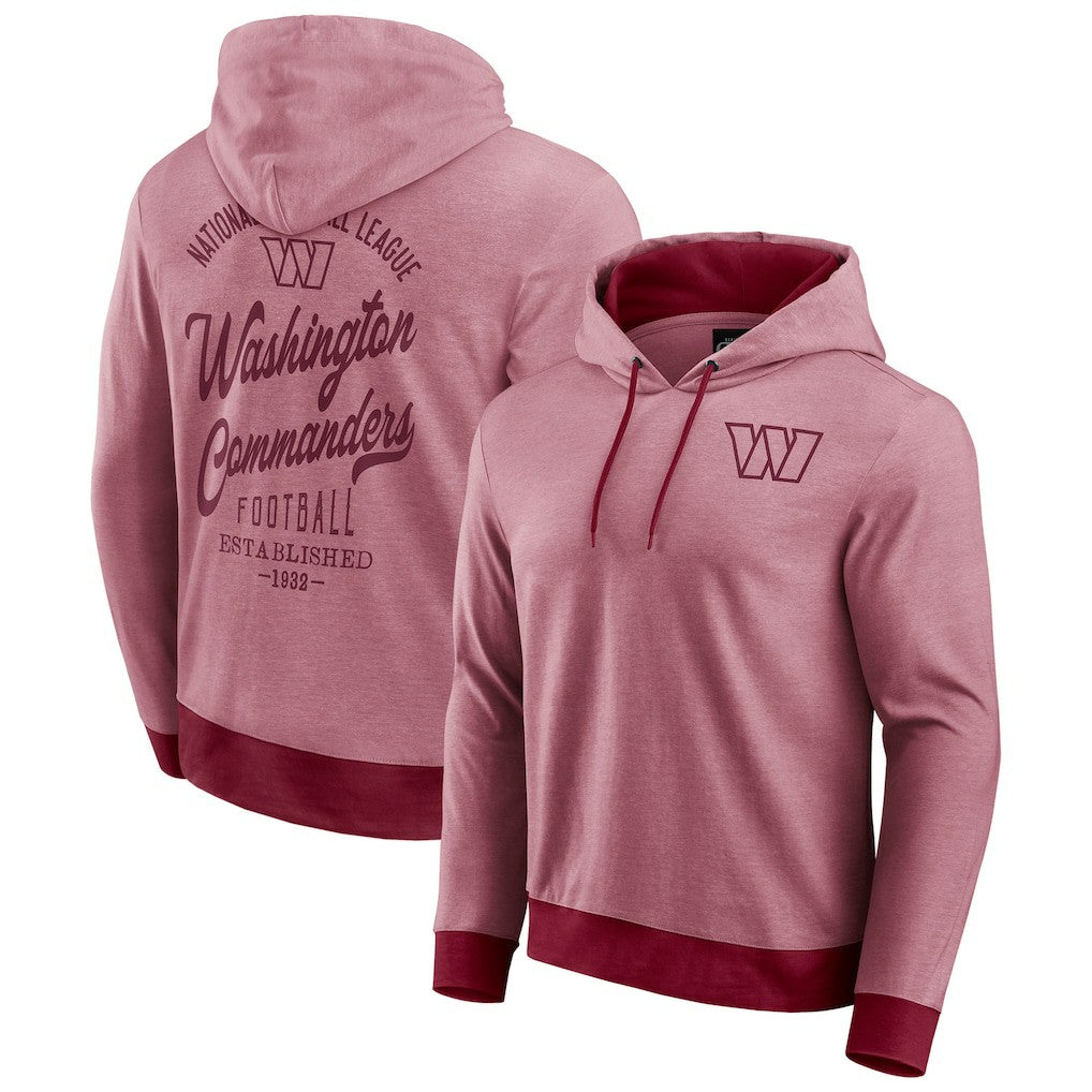 Washington Commanders Darius Rucker Collection Tonal Knit Pullover Hoodie - Burgundy online