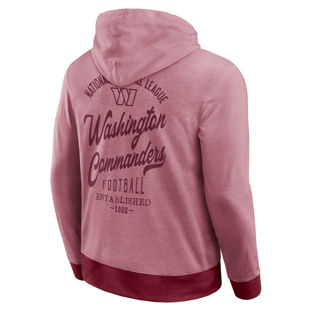 Washington Commanders Darius Rucker Collection Tonal Knit Pullover Hoodie - Burgundy online