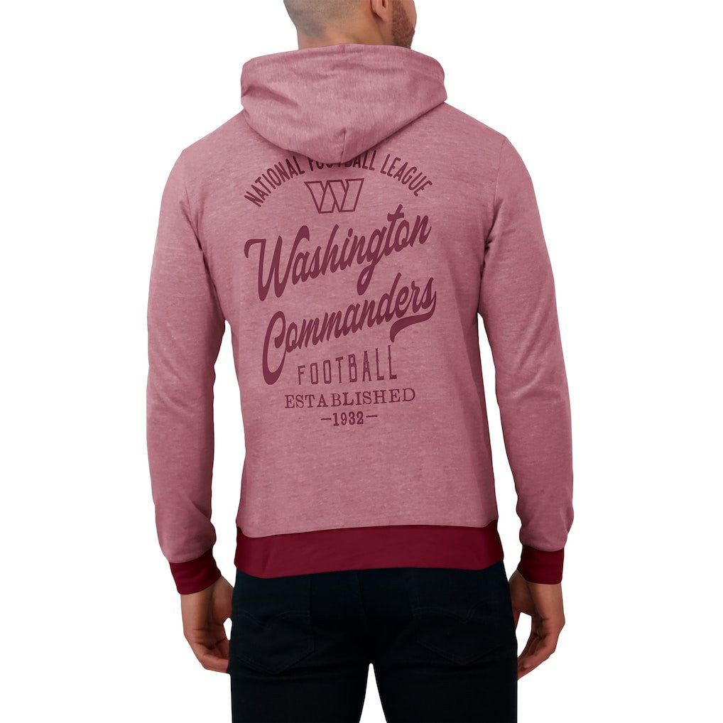 Washington Commanders Darius Rucker Collection Tonal Knit Pullover Hoodie - Burgundy online