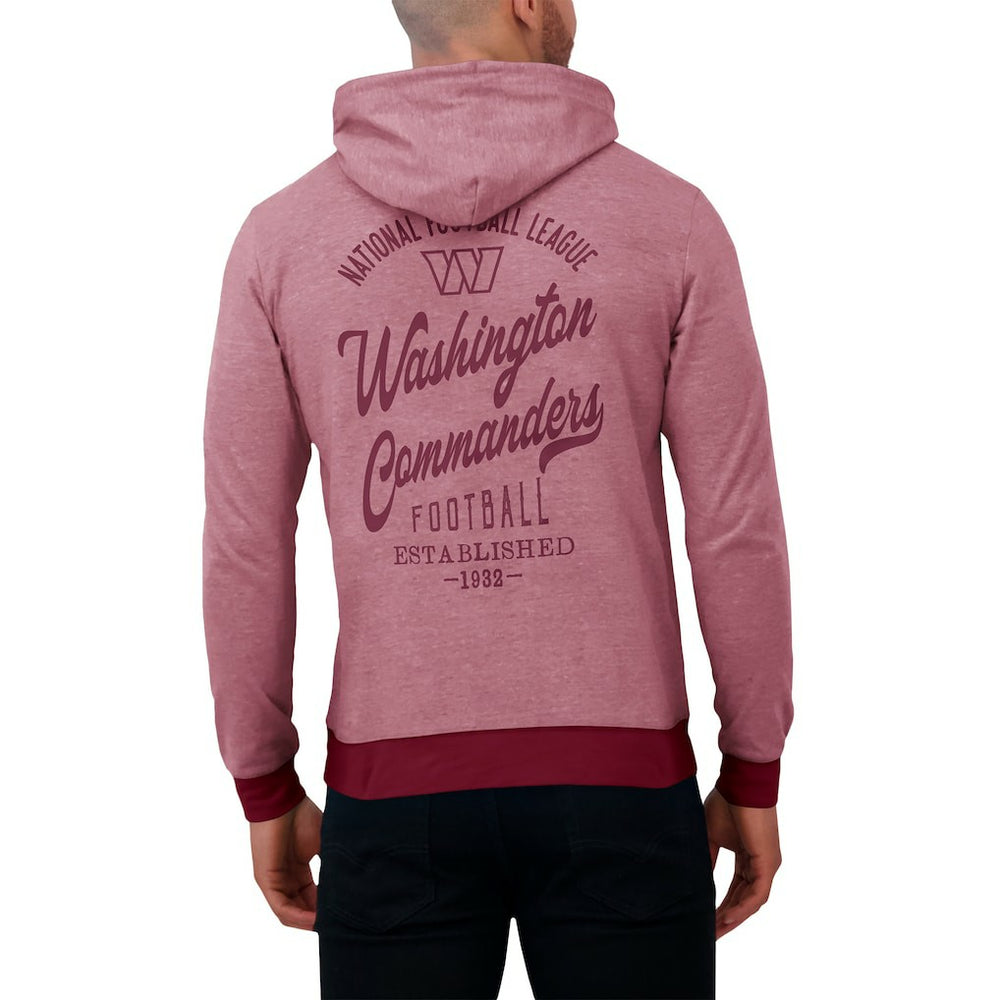 Washington Commanders Darius Rucker Collection Tonal Knit Pullover Hoodie - Burgundy online
