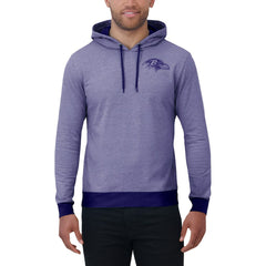 Baltimore Ravens Darius Rucker Collection Tonal Knit Pullover Hoodie - Purple on sale