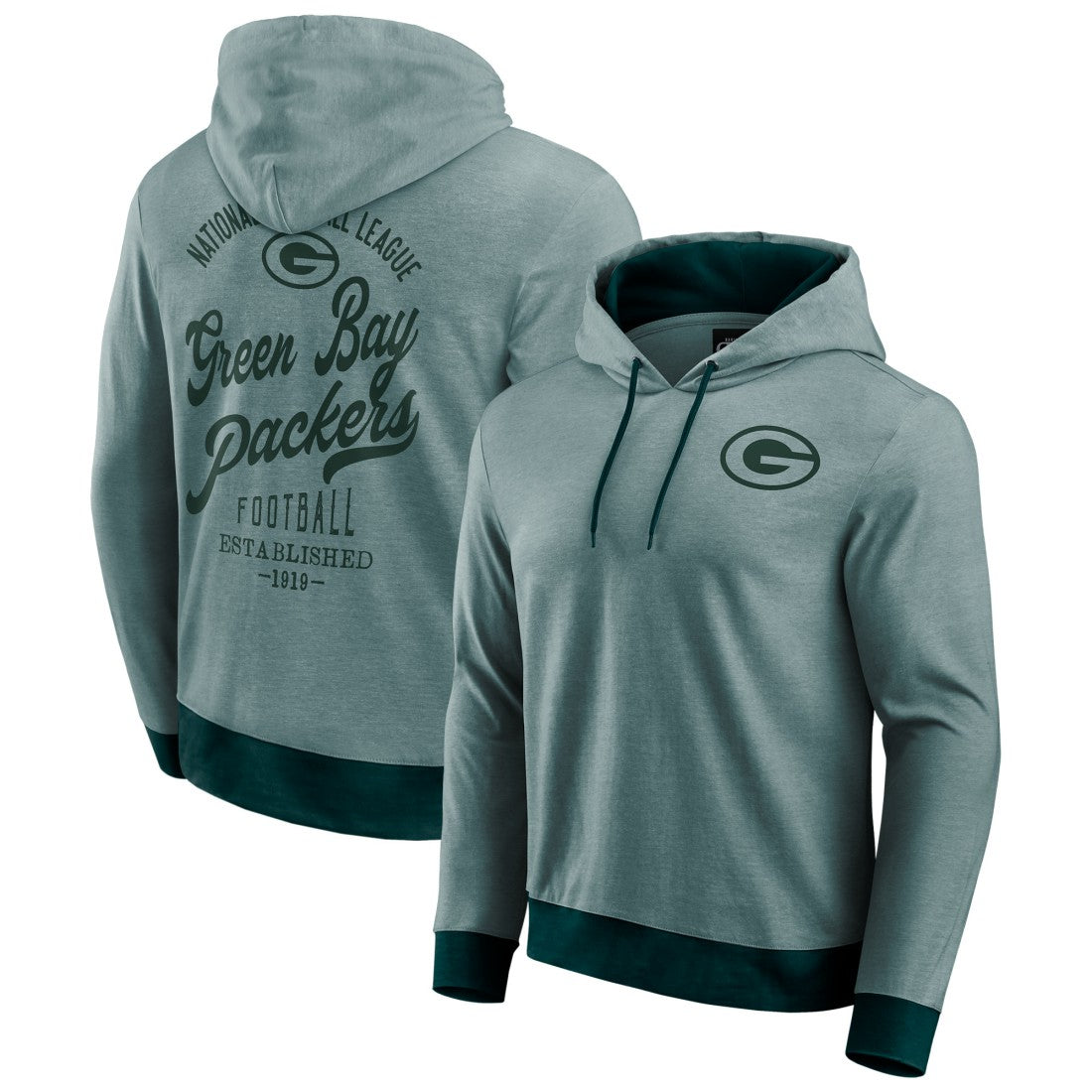 Green Bay Packers Darius Rucker Collection Tonal Knit Pullover Hoodie - Green cheap