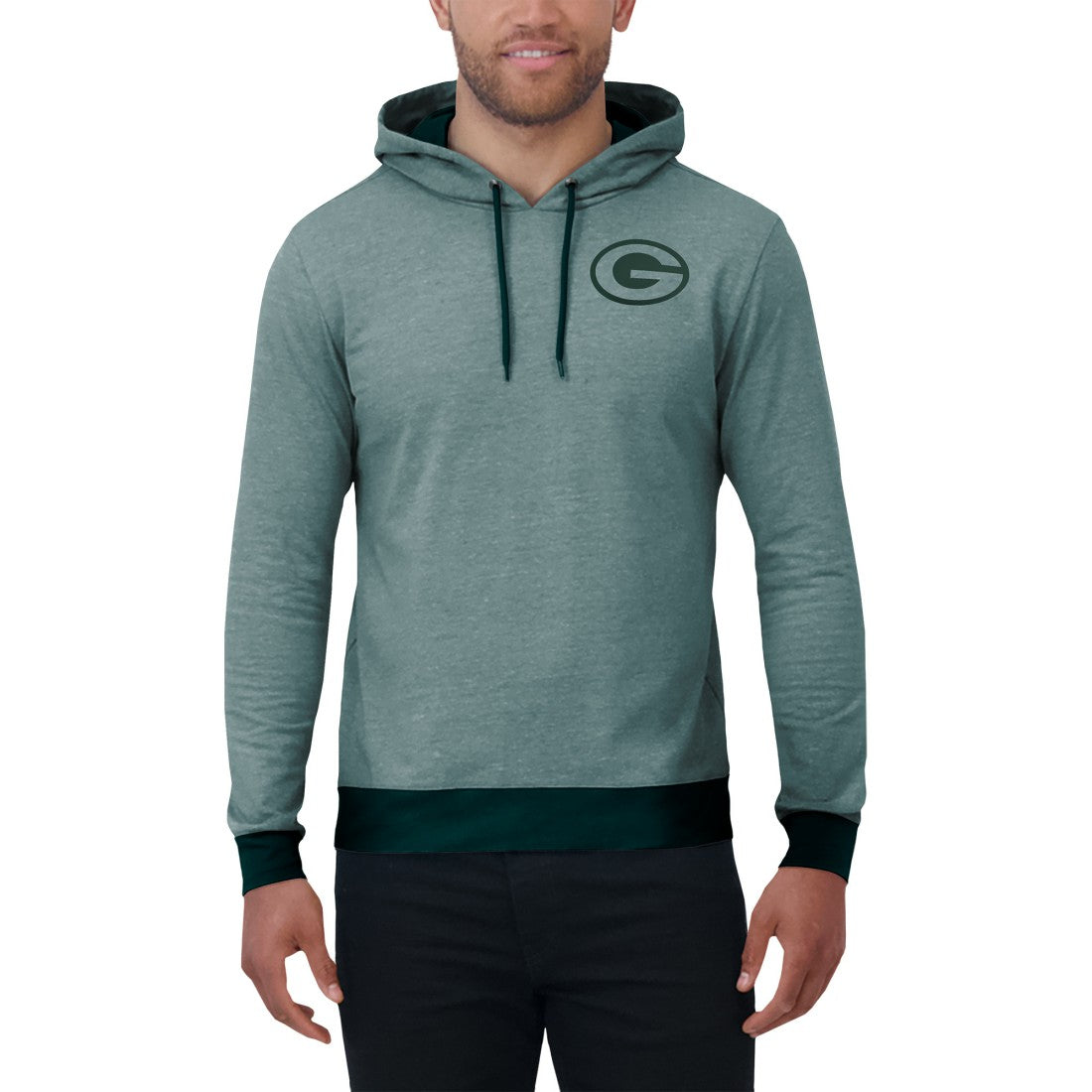 Green Bay Packers Darius Rucker Collection Tonal Knit Pullover Hoodie - Green cheap