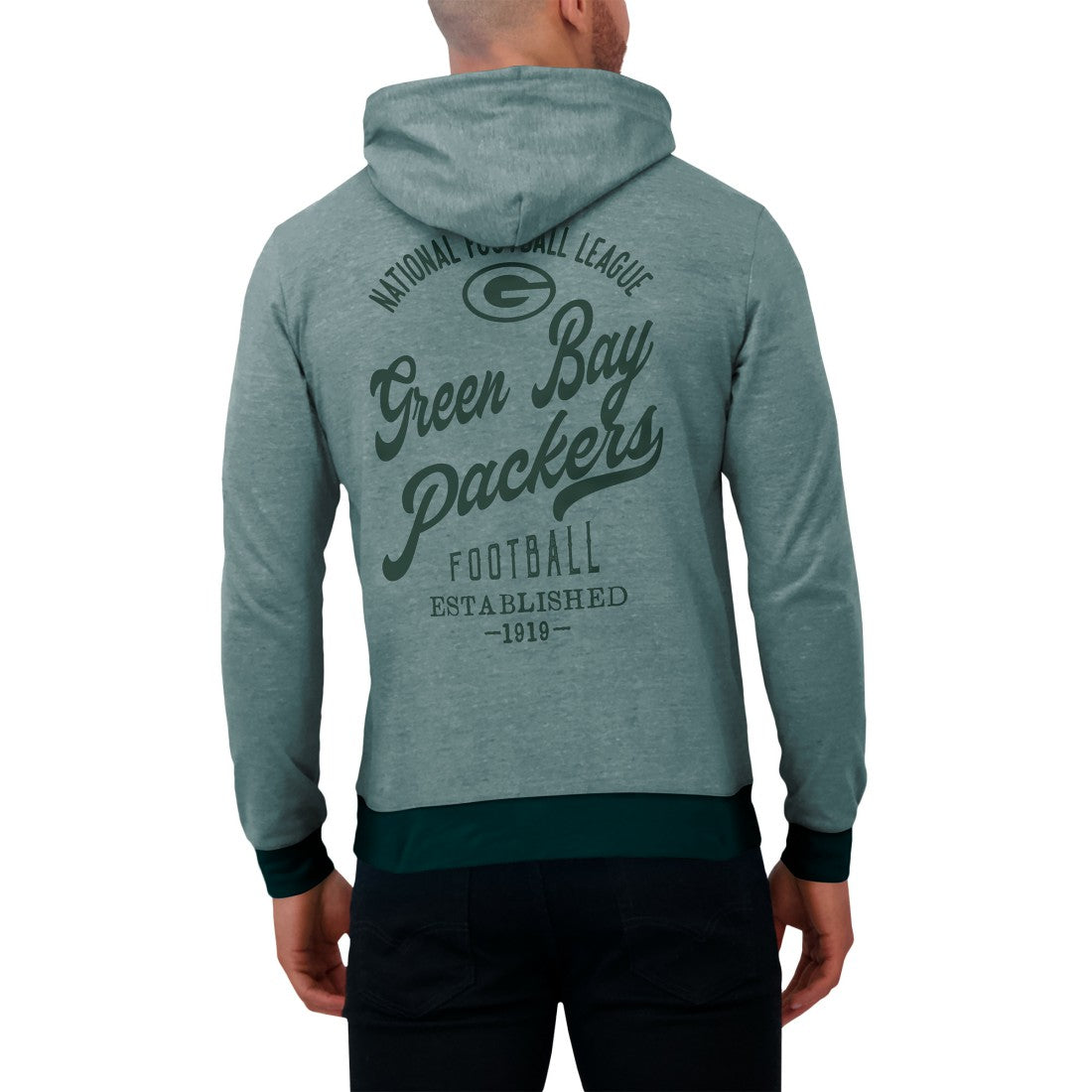 Green Bay Packers Darius Rucker Collection Tonal Knit Pullover Hoodie - Green cheap