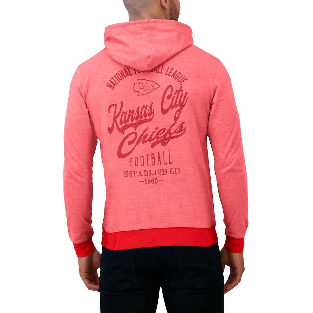 Kansas City Chiefs Darius Rucker Collection Tonal Knit Pullover Hoodie - Red online