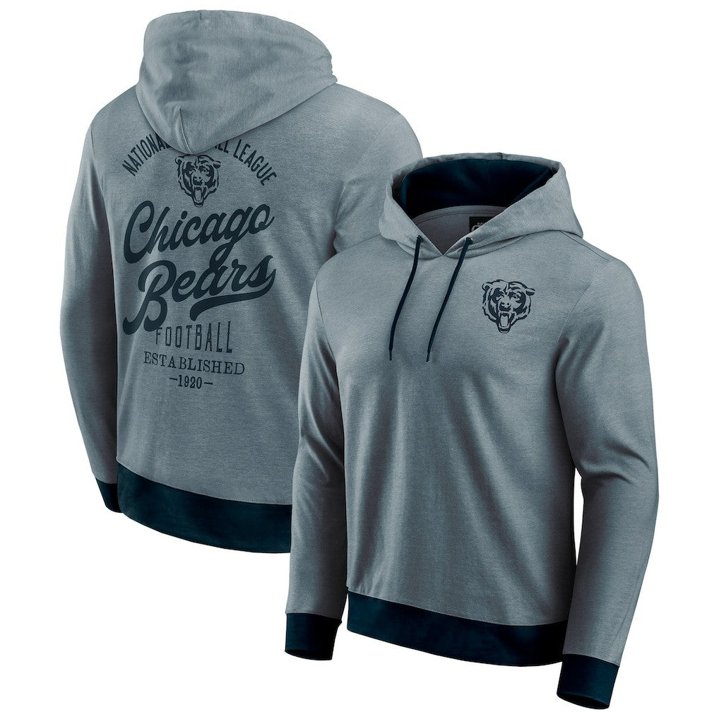 Chicago Bears Darius Rucker Collection Tonal Knit Pullover Hoodie - Navy cheap