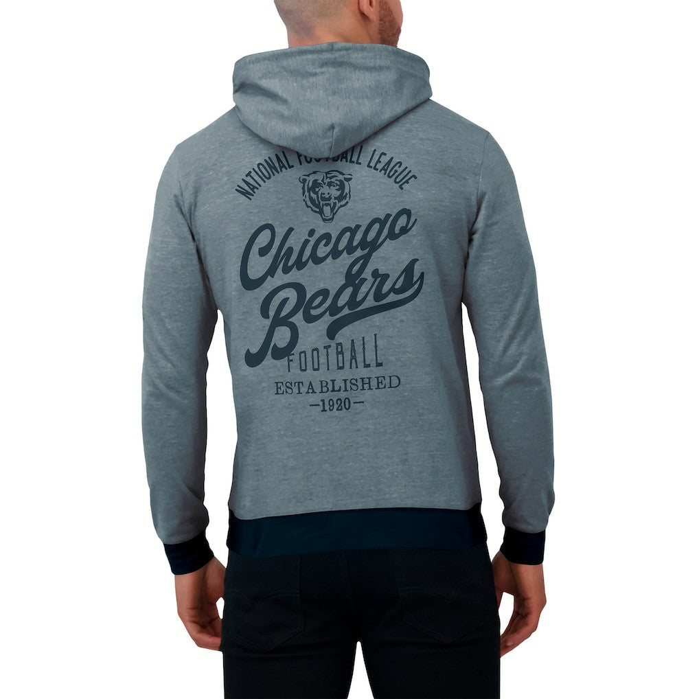 Chicago Bears Darius Rucker Collection Tonal Knit Pullover Hoodie - Navy cheap