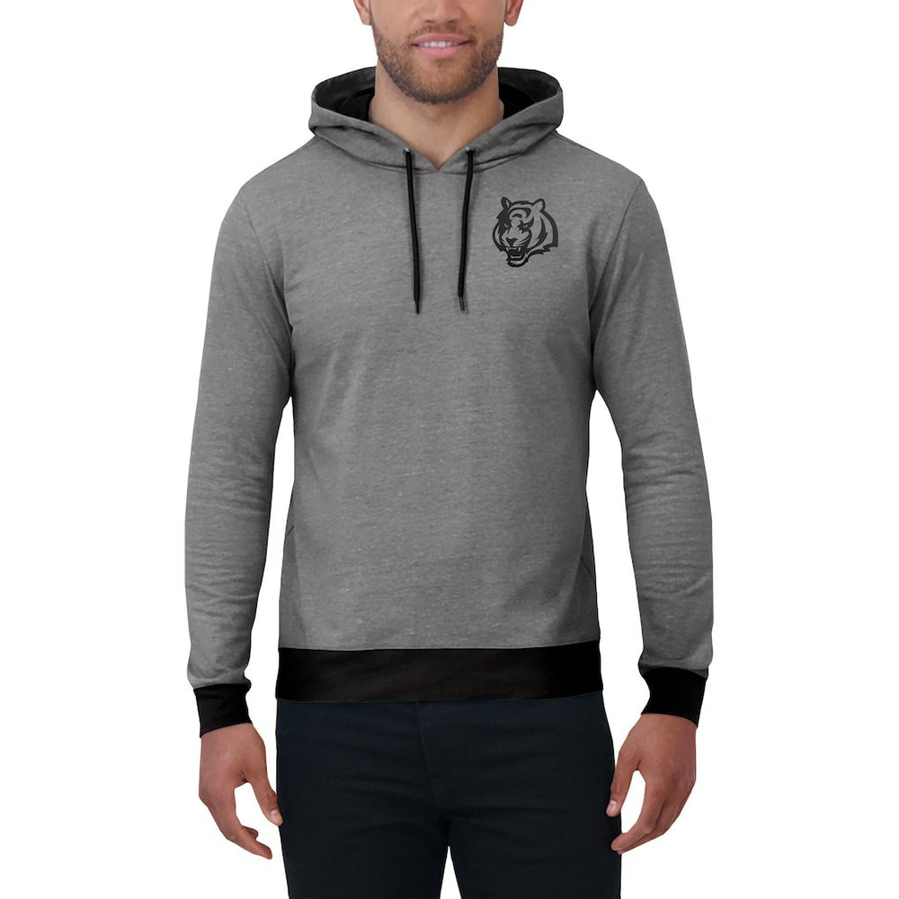 Cincinnati Bengals Darius Rucker Collection Tonal Knit Pullover Hoodie - Black discount