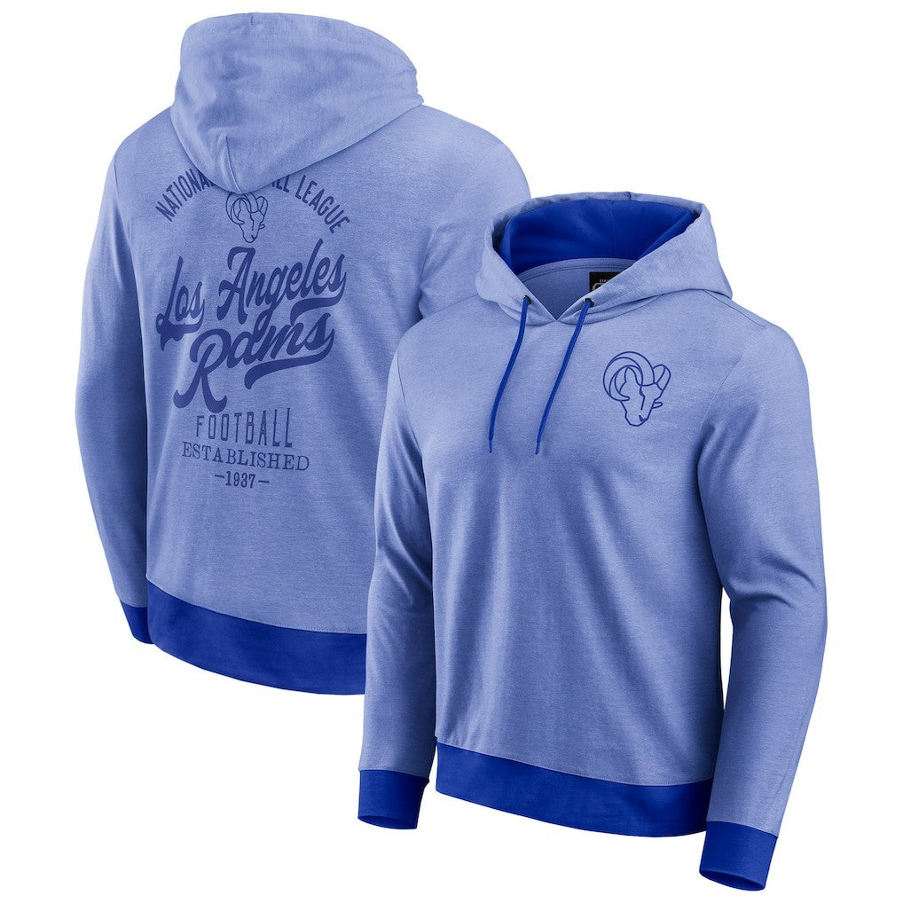 Los Angeles Rams Darius Rucker Collection Tonal Knit Pullover Hoodie - Royal sale