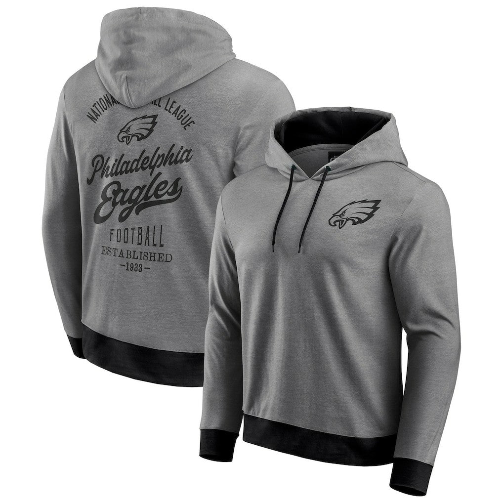 Philadelphia Eagles Darius Rucker Collection Tonal Knit Pullover Hoodie - Gray online