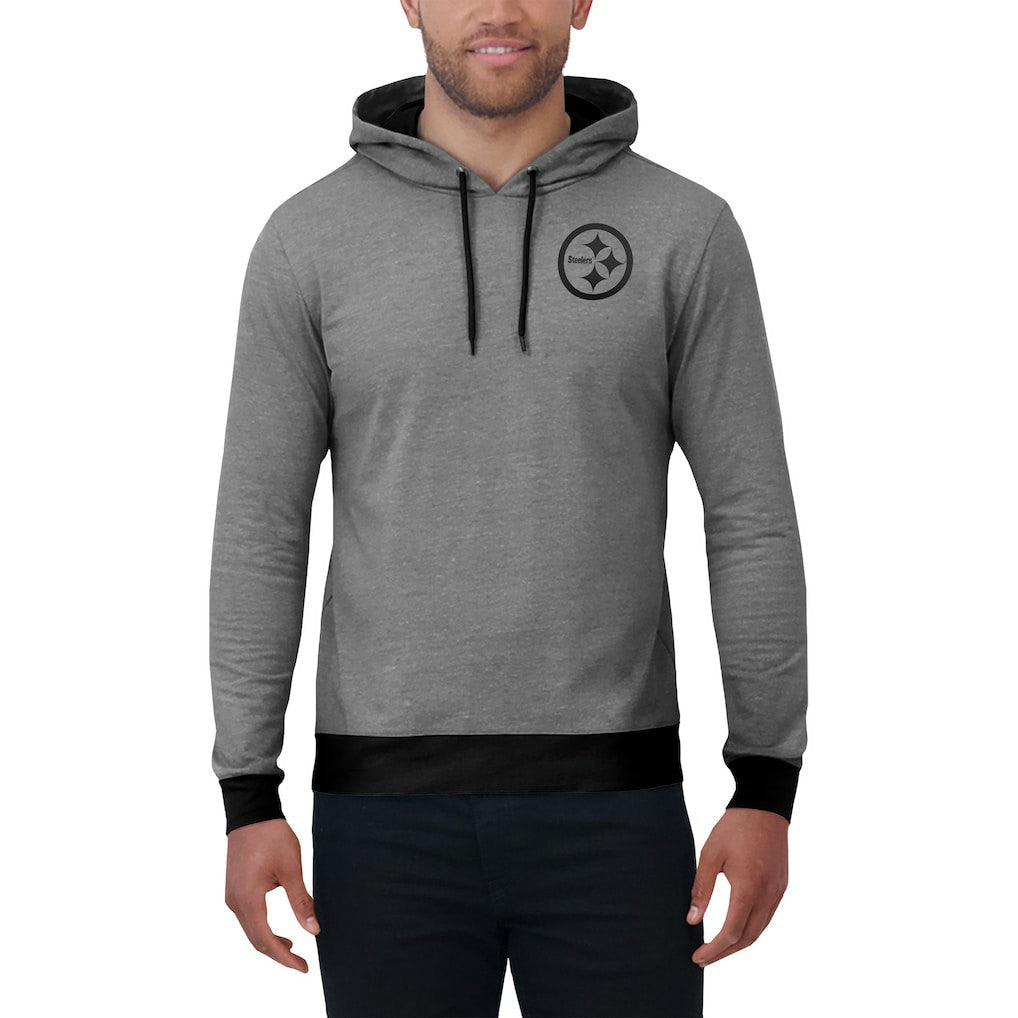 Pittsburgh Steelers Darius Rucker Collection Tonal Knit Pullover Hoodie - Black on sale