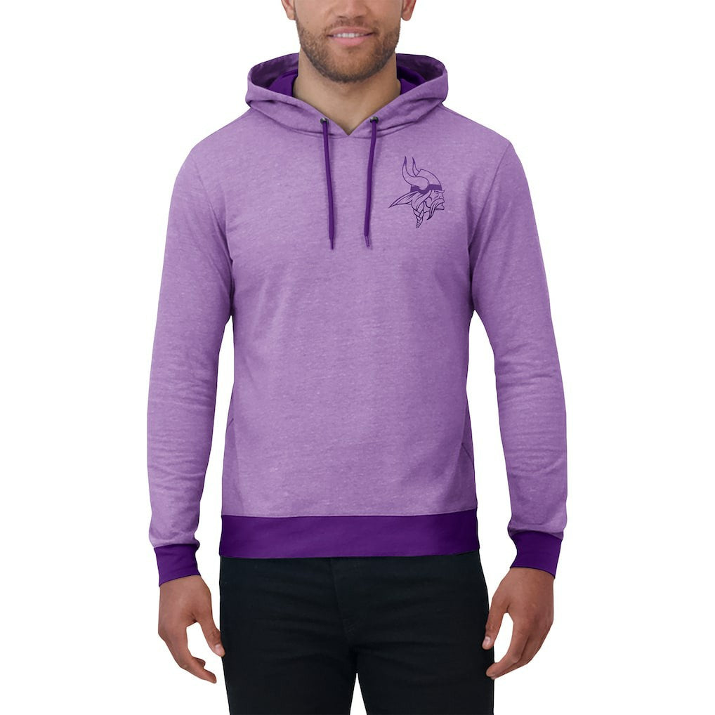 Minnesota Vikings Darius Rucker Collection Tonal Knit Pullover Hoodie - Purple online