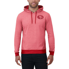 San Francisco 49ers Darius Rucker Collection Tonal Knit Pullover Hoodie - Scarlet online
