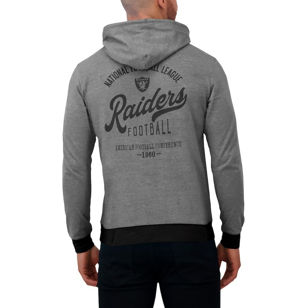Las Vegas Raiders Darius Rucker Collection Tonal Knit Pullover Hoodie - Black outlet