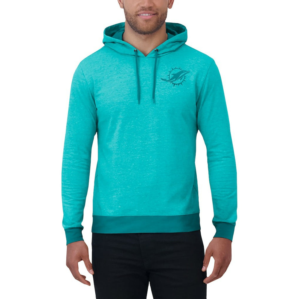 Miami Dolphins Darius Rucker Collection Tonal Knit Pullover Hoodie - Aqua outlet