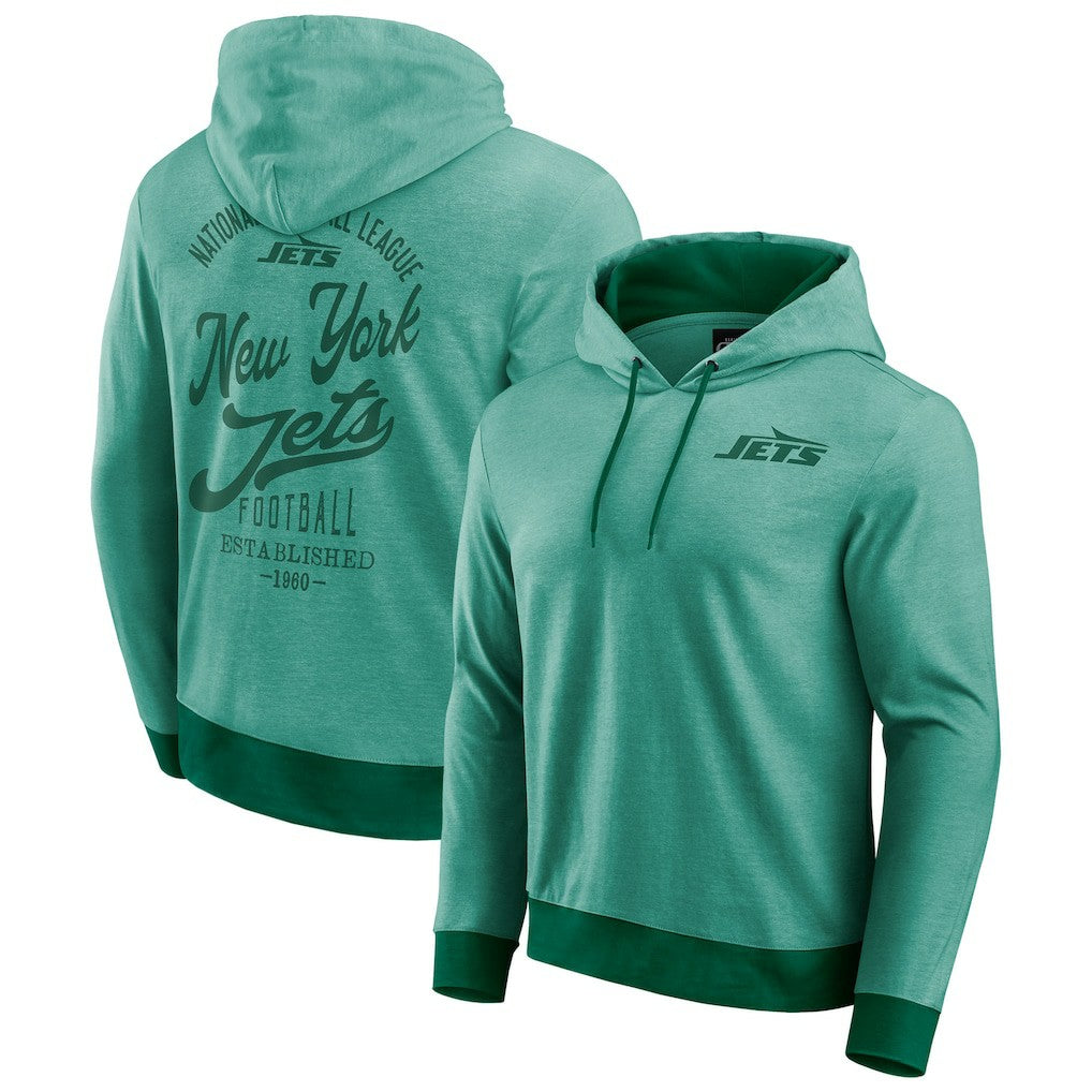 New York Jets Darius Rucker Collection Tonal Knit Pullover Hoodie - Green outlet