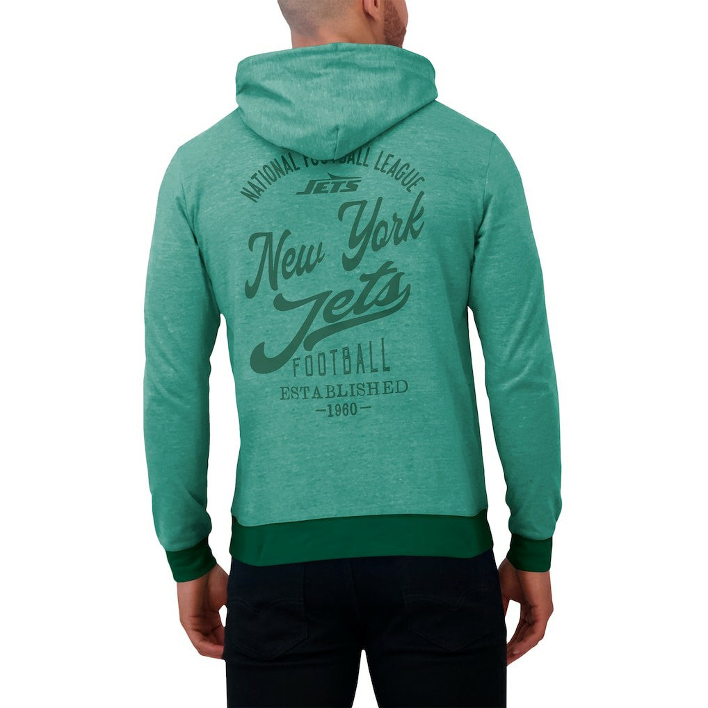 New York Jets Darius Rucker Collection Tonal Knit Pullover Hoodie - Green outlet