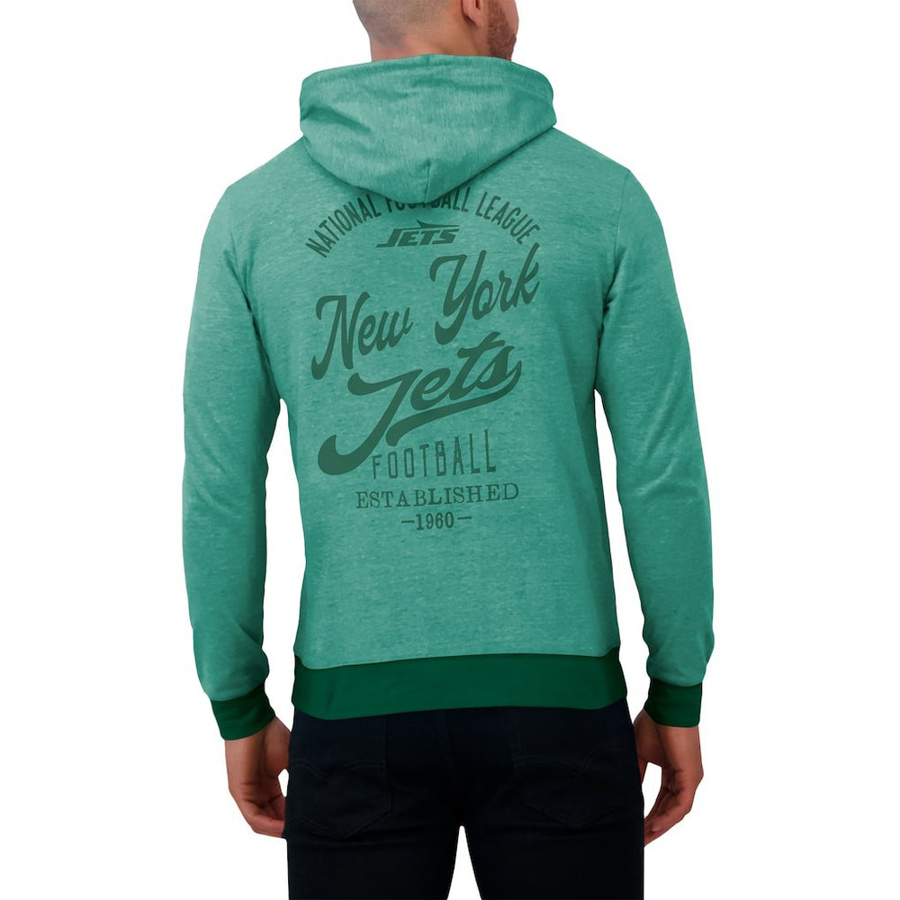 New York Jets Darius Rucker Collection Tonal Knit Pullover Hoodie - Green outlet