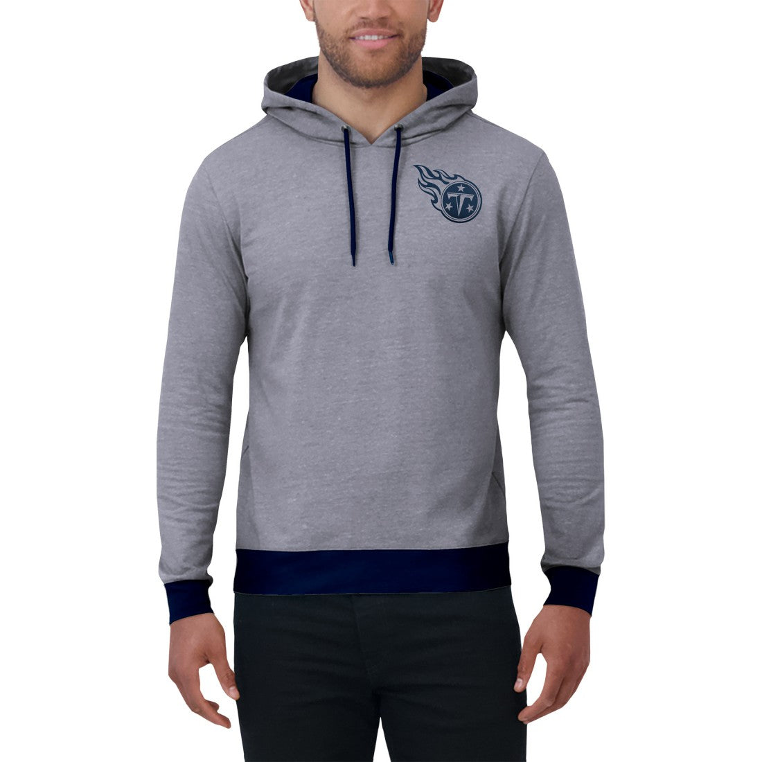Tennessee Titans Darius Rucker Collection Tonal Knit Pullover Hoodie - Navy outlet